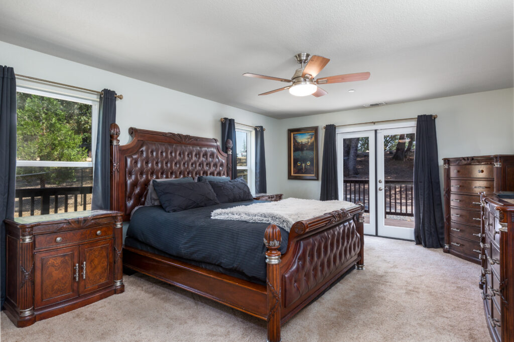 Pollock Pines home master bedroom