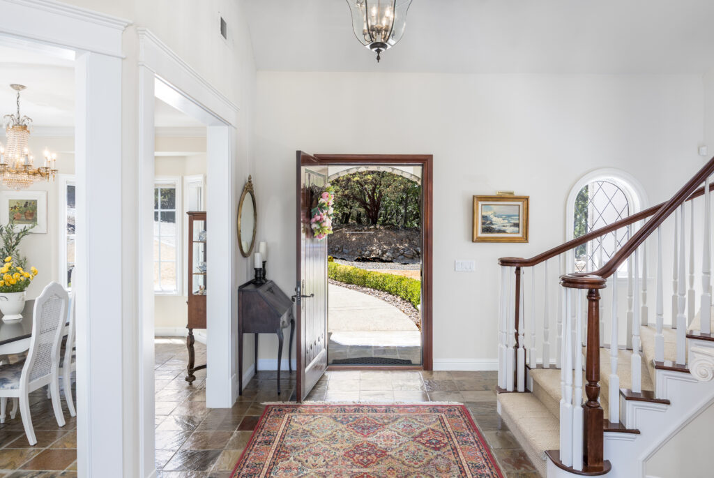 Placerville home front door open looking out